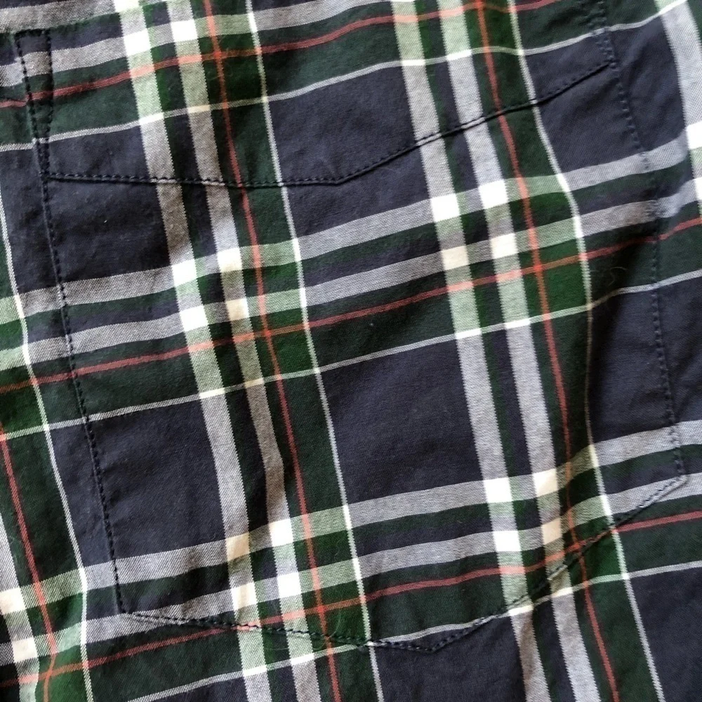 J. Crew size XS (13-13.5) plaid button down shirt